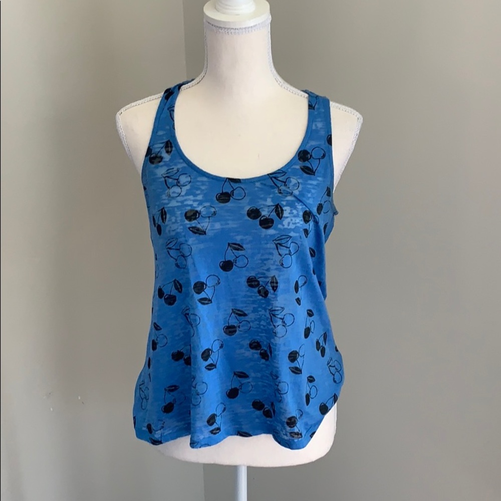 light blue tank